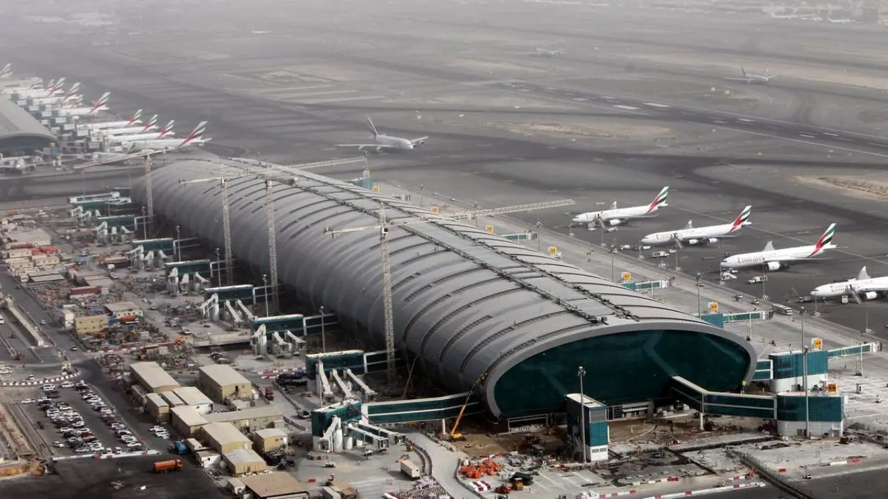 سقوط یک هواپیما در نزدیکی فرودگاه دوبی