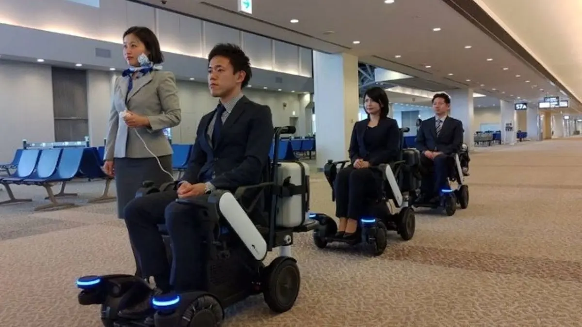آغاز آزمایش ویلچرهای خودران در شلوغ‌ترین فرودگاه ژاپن