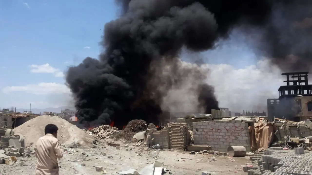 حمله خمپاره‌ای ائتلاف سعودی به «الضالع» یمن