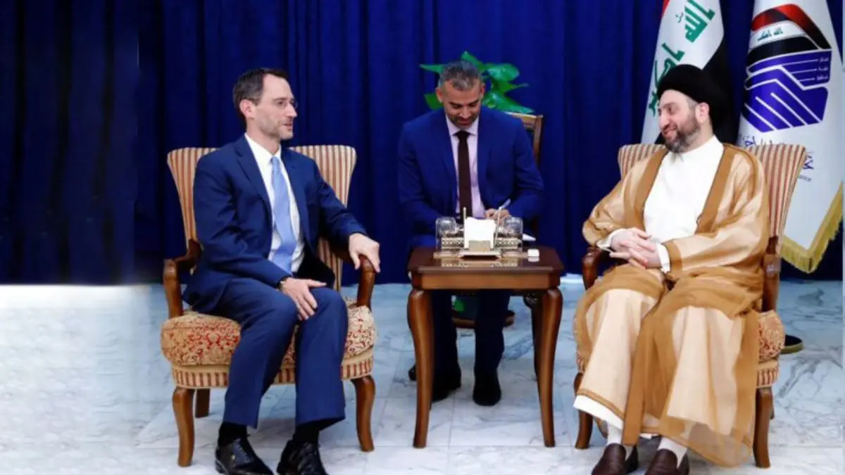 کاردار سفارت واشنگتن با عمار حکیم در بغداد دیدار کرد