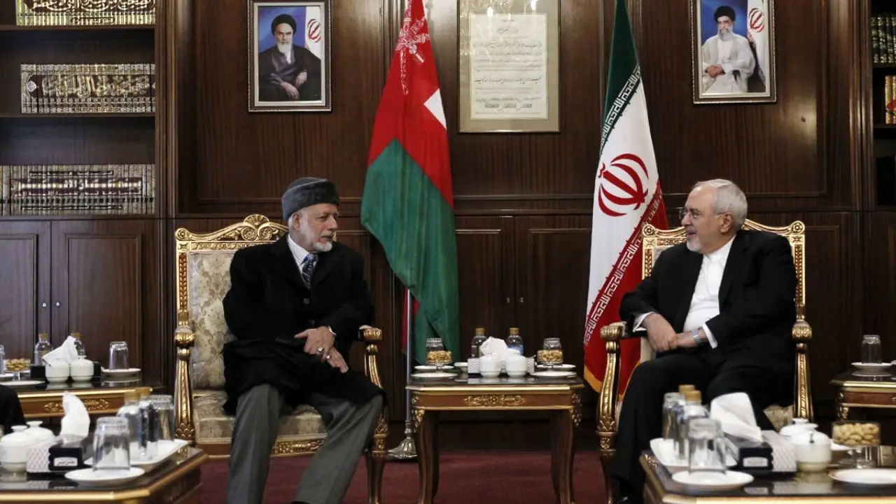 وزیر امور خارجه عمان با ظریف دیدار کرد + ویدئو