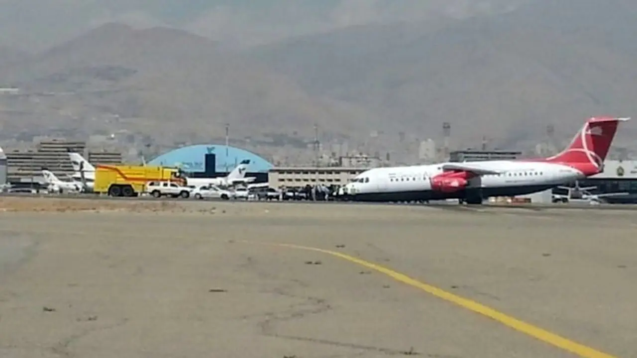 سانحه برای جت روسی در فرودگاه مهرآباد