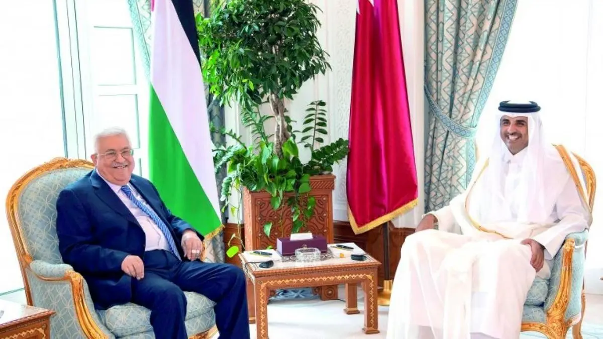 «محمود عباس» و امیر قطر درباره تحولات منطقه رایزنی کردند