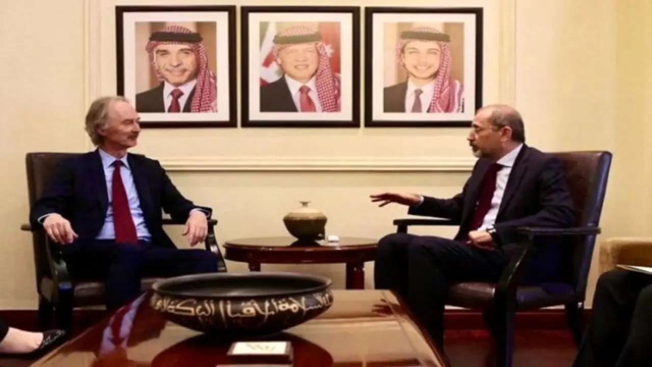 وزیر خارجه اردن با نماینده سازمان ملل در امور سوریه دیدار کرد