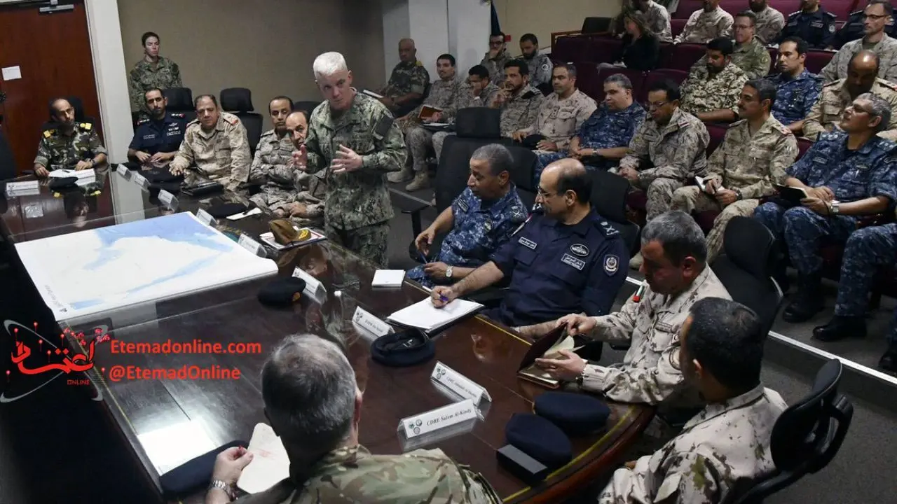 نشست فرماندهان ارشد دریایی شورای همکاری خلیج‌فارس با فرماندهان سنتکام
