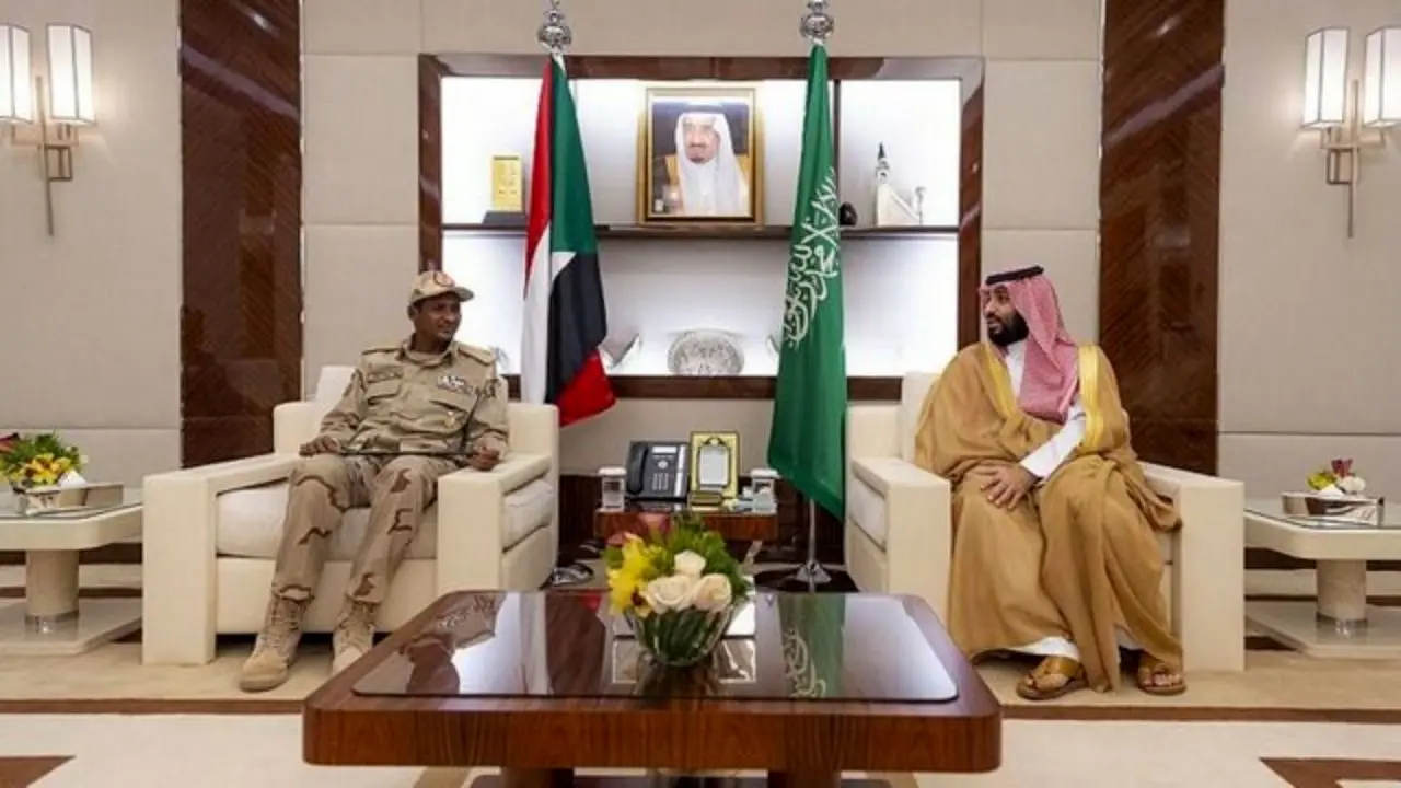 معاون رئیس شورای نظامی سودان با بن‌سلمان دیدار کرد