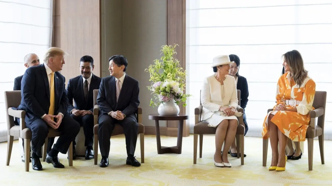 هدیه جالب ملانیا ترامپ به همسر امپراتور ژاپن