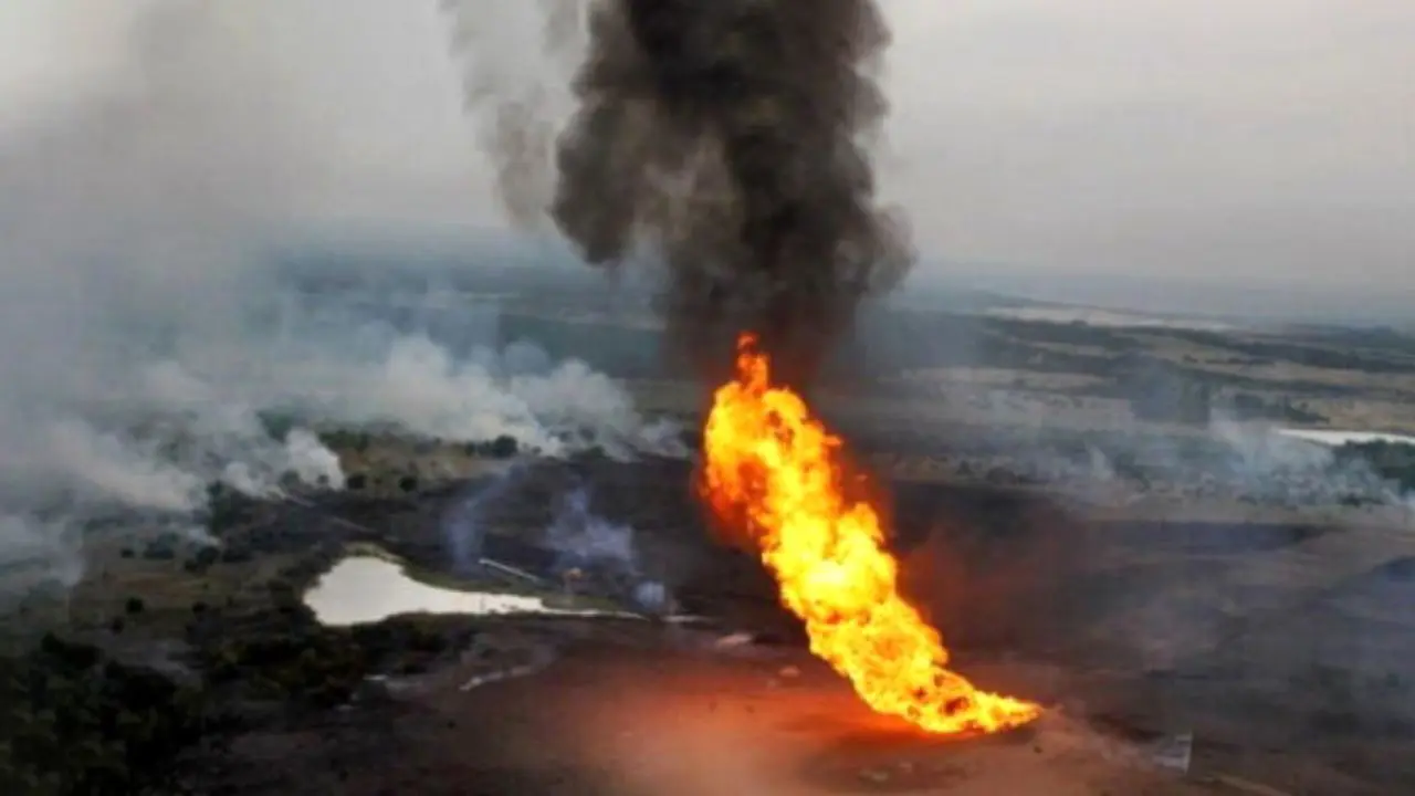 انفجارِ خط لوله گاز در چین