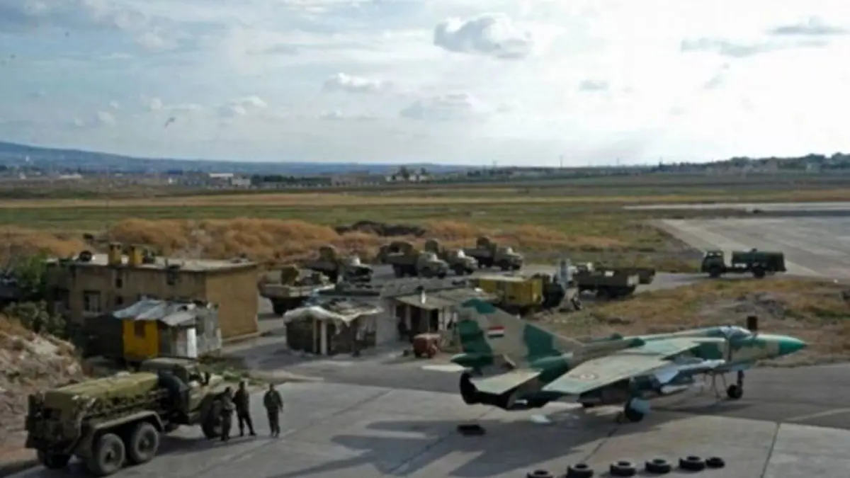 حمله موشکی به فرودگاه T-4 سوریه