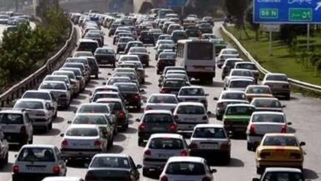 ترافیک سنگین در محورهای منتهی به شمال ایران