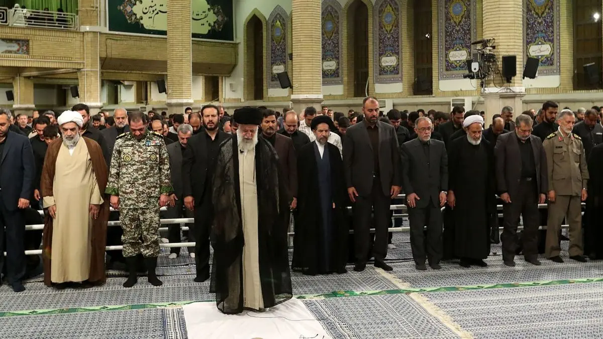 مراسم سوگواری شهادت امام علی(ع) در حضور رهبر معظم انقلاب