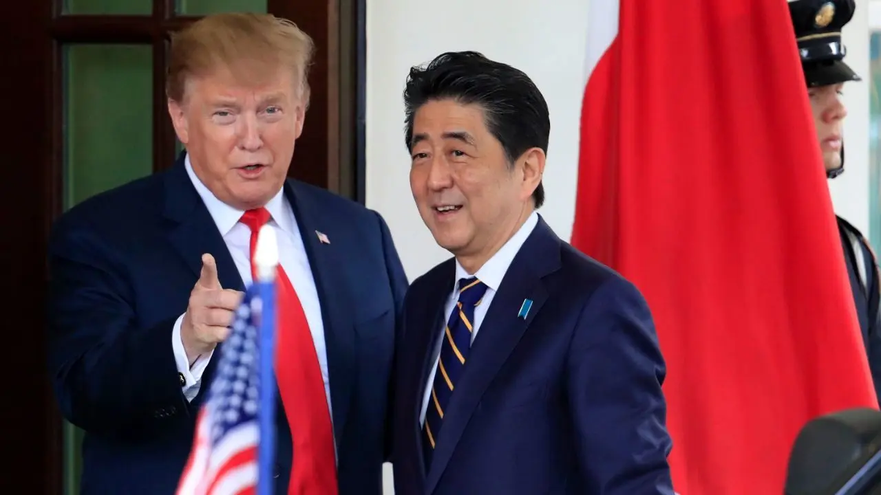 ترامپ خواستار سفر نخست‌وزیر ژاپن به تهران شد