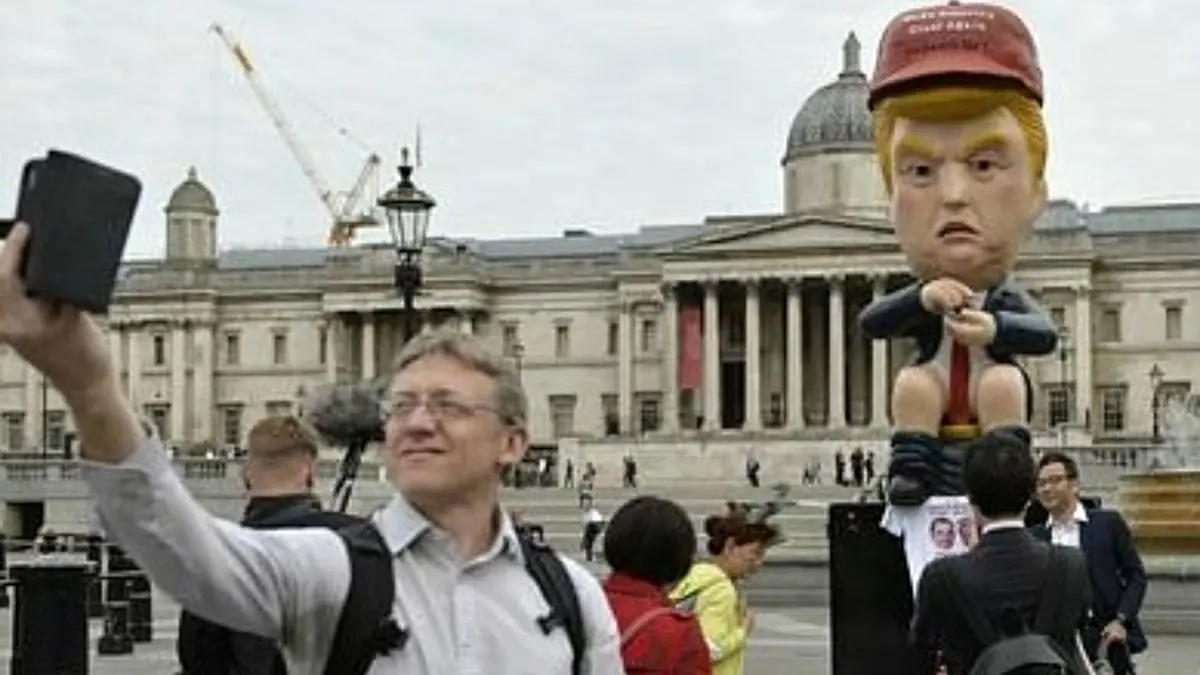 لندن برای تظاهرات گسترده علیه ترامپ آماده می‌شود