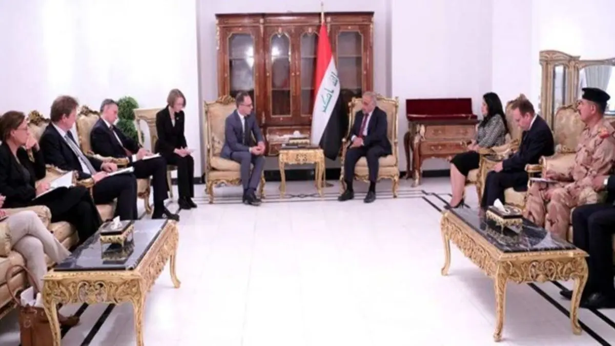 دیدار وزیر خارجه آلمان با نخست‌وزیر عراق
