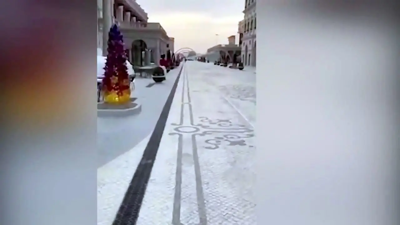 خیابانی با سیستم خنک‌کننده در قطر + ویدئو