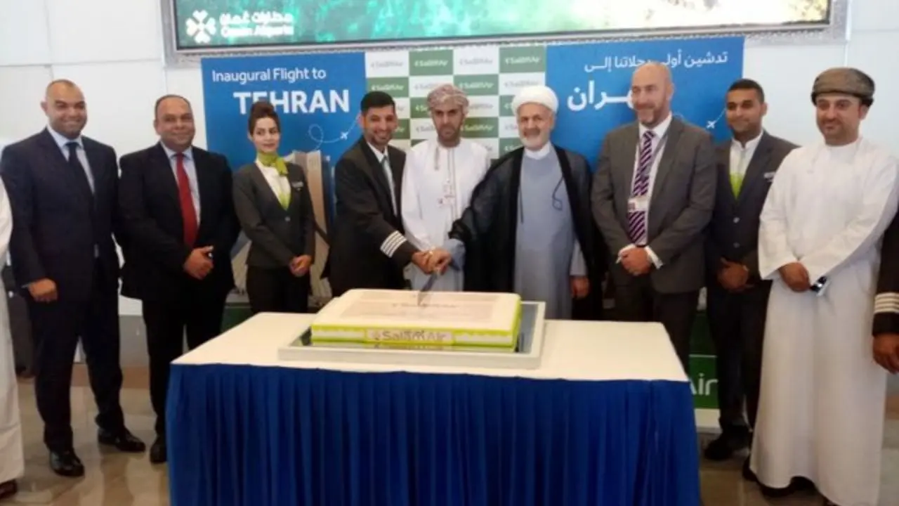 افتتاح خط پروازی جدید مسقط -تهران- مسقط