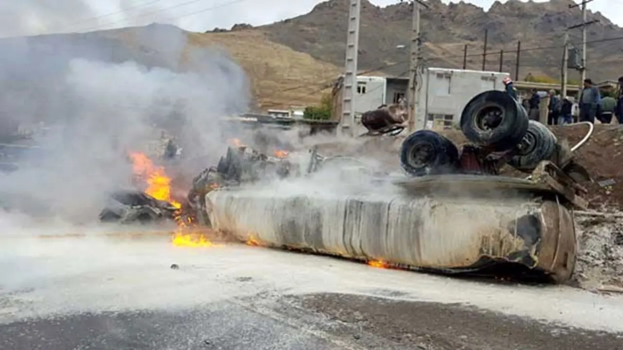 5 کشته بر اثر انفجار تانکر حمل سوخت در محور لار_جهرم