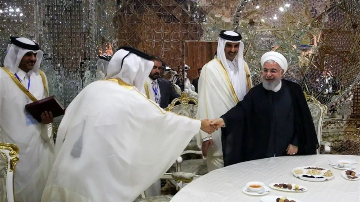 روحانی: همکاری با کشورهای همسایه از اصول سیاست خارجی ایران است/ امیر قطر: حل تمام اختلافات در منطقه تنها از طریق گفتگو و همکاری جمعی امکانپذیر است