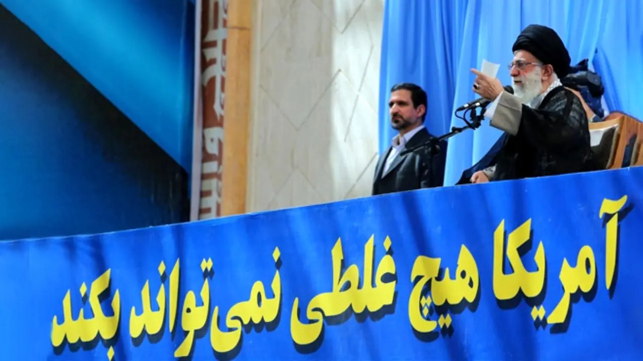 سخنان رهبر ایران بازتاب «آمریکا هیچ غلطی نمی‌تواند بکند» بود