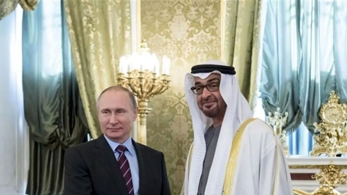 گفت‌وگوی تلفنی پوتین و بن‌زاید درباره اوضاع منطقه