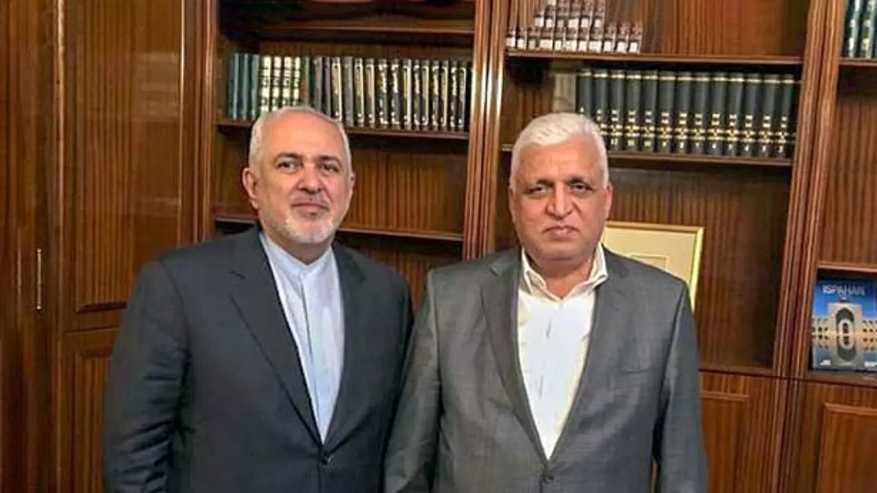 ظریف با رئیس الحشد الشعبی دیدار کرد