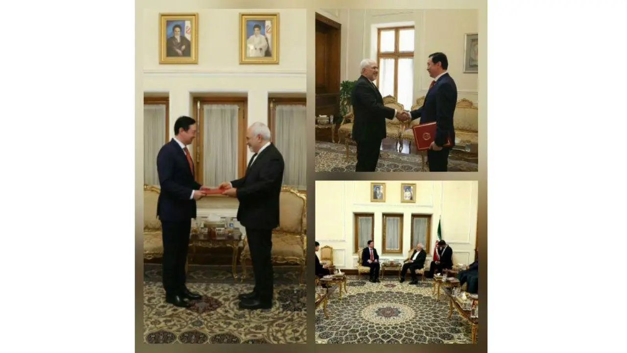 سفیر جدید چین با ظریف دیدار کرد