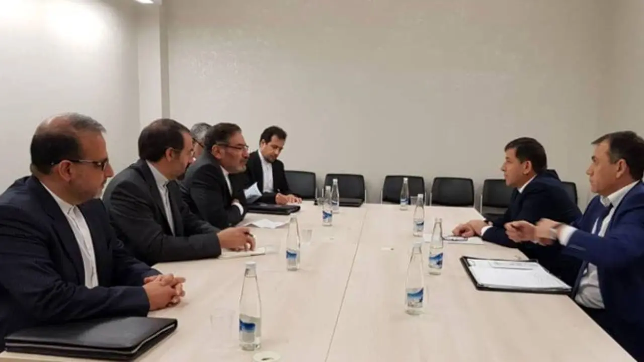 مشاور امنیت ملی رئیس‌جمهور تاجیکستان با شمخانی دیدار کرد