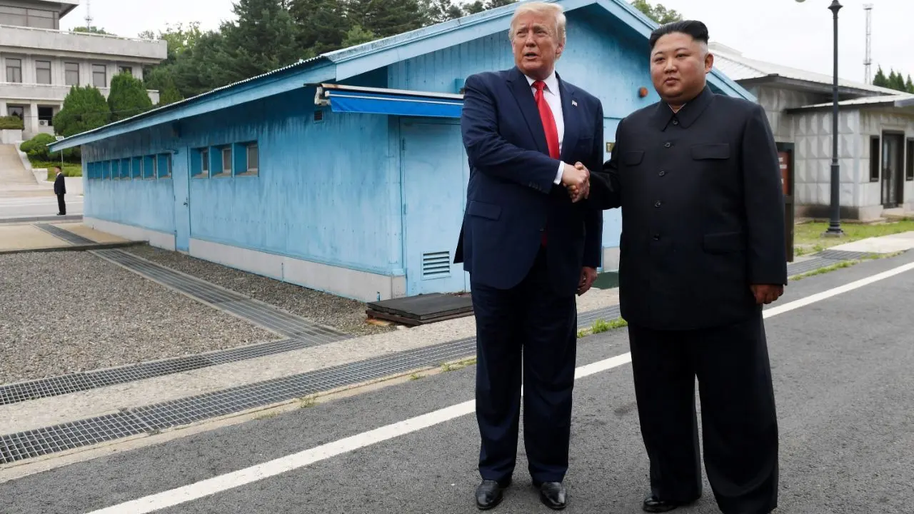 ترامپ و کیم در مرز دو کره دیدار کردند + ویدئو و تصاویر