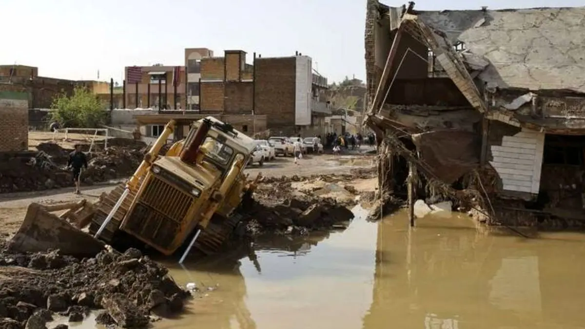 آخرین وضعیت شهرستان های سیل‌زده پلدختر و خوزستان