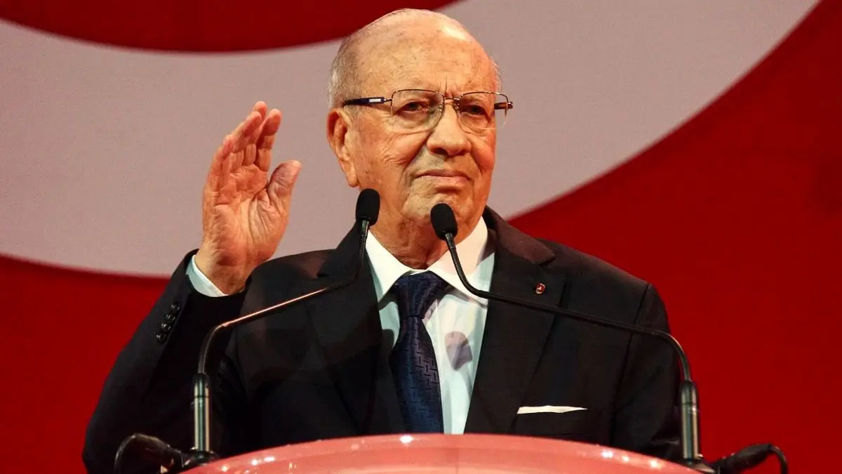 مرخص شدن رئیس‌جمهور تونس از بیمارستان