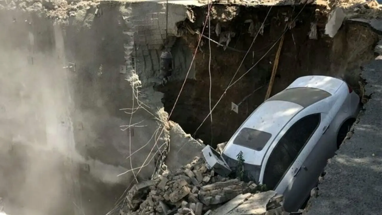 2 کشته به علت ریزش مرگبار ساختمانی در خیابان طالقانی