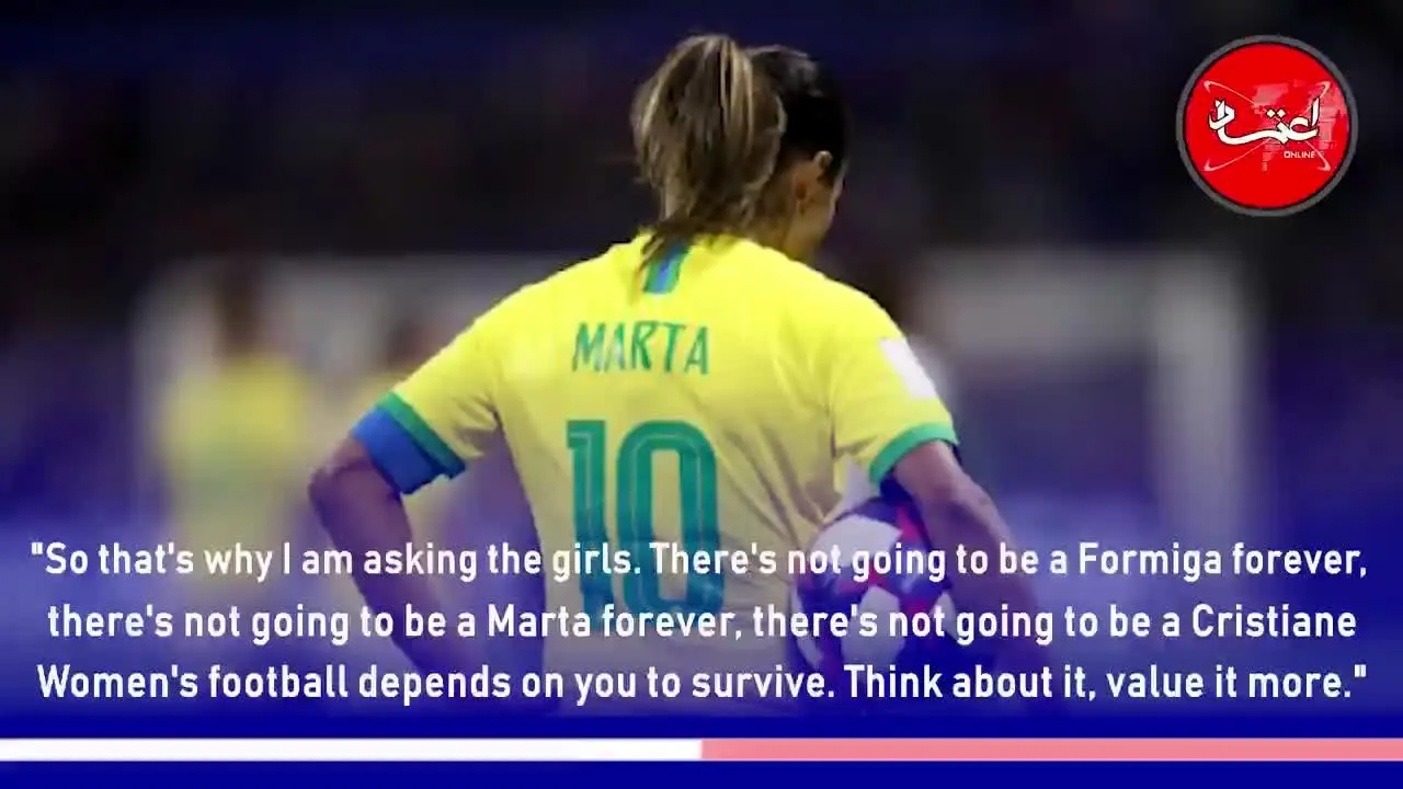 Emotional Marta to Brazil: Cry now, smile at the end