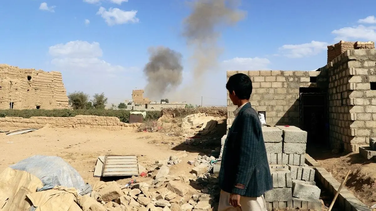 حملات موشکی ائتلاف سعودی به «صعده» یمن