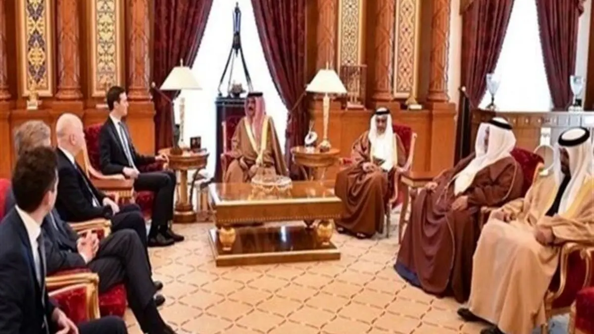 کوشنر، پیام ترامپ را به پادشاه بحرین منتقل کرد