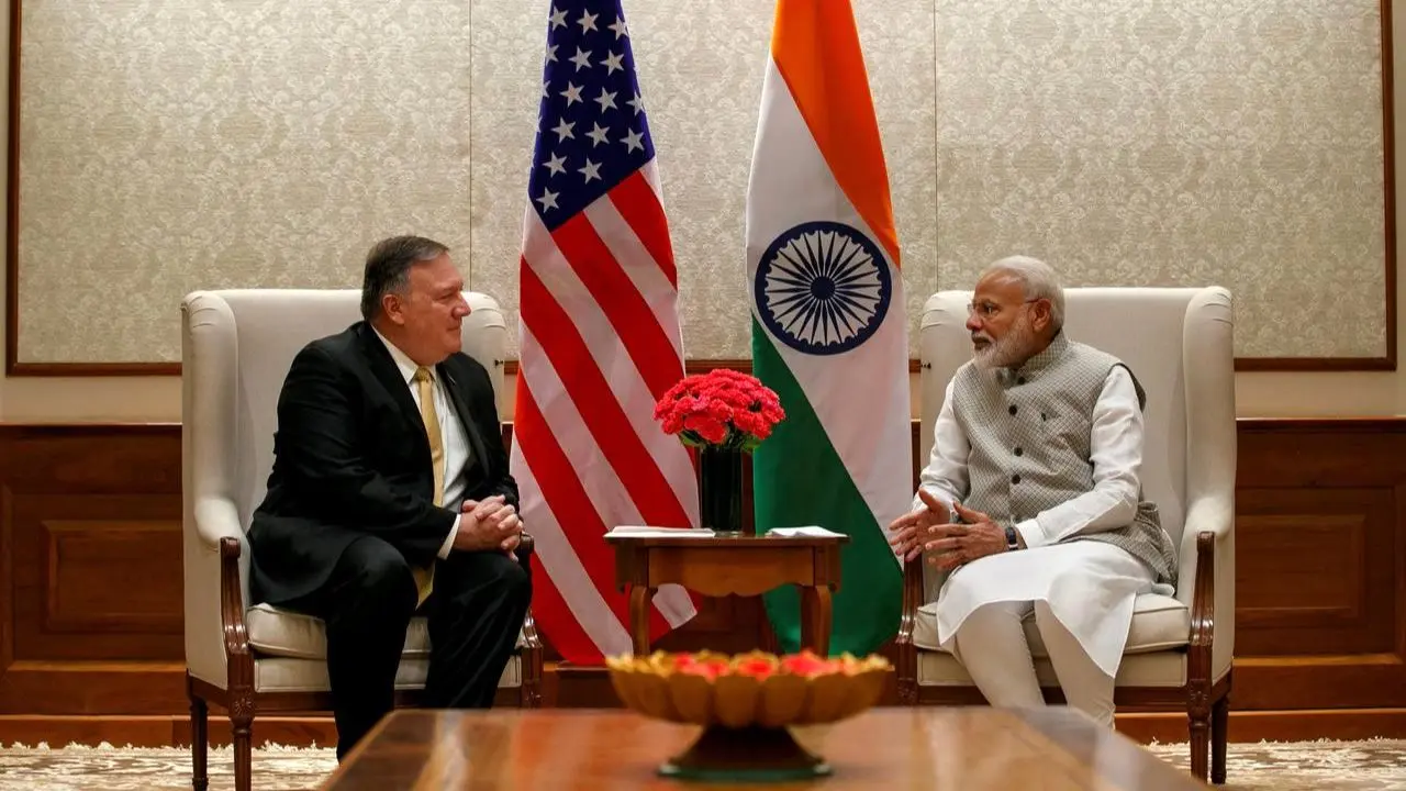 پمپئو با نخست‌وزیر هند دیدار کرد