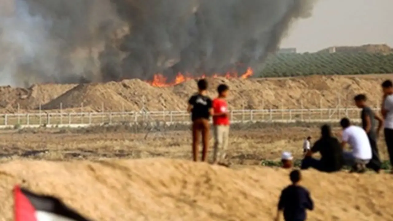 16 حریق در شهرک‌های صهیونیستی نزدیک غزه