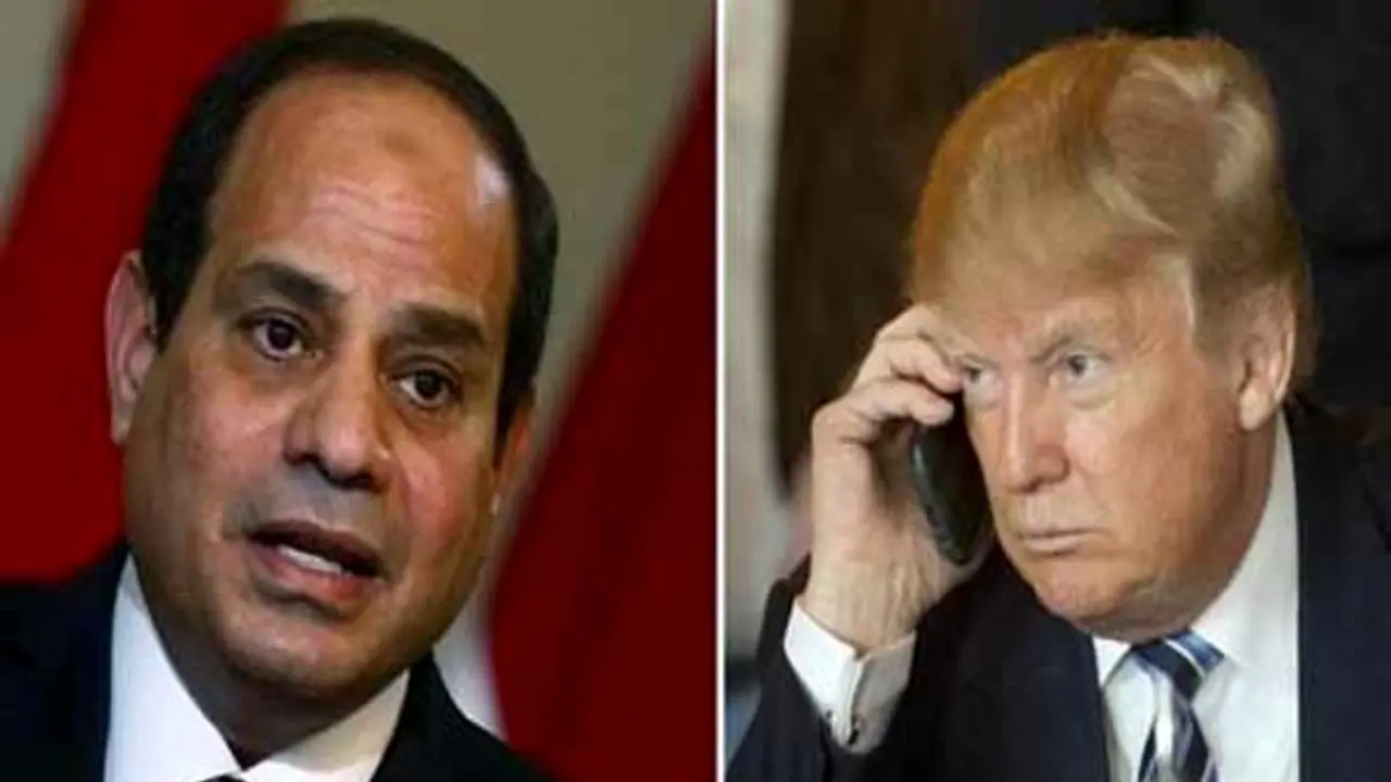 رایزنی تلفنی رئیس‌جمهور مصر با ترامپ