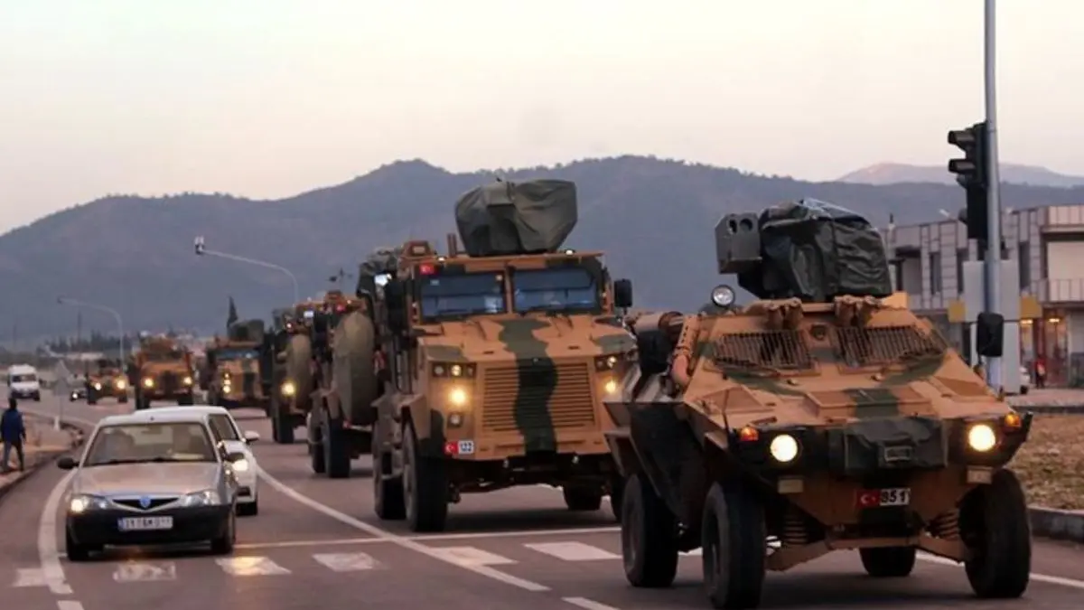تجهیزات نظامی ترکیه به مرزهای سوریه ارسال شد