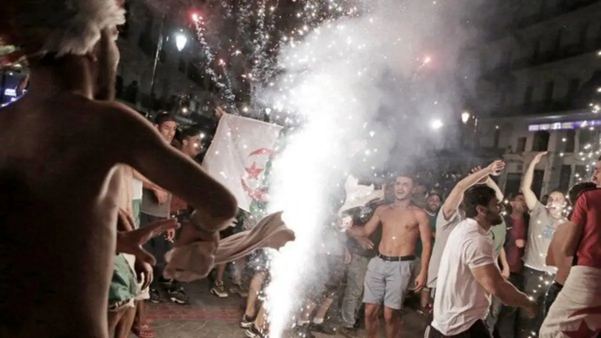 جشن صعود الجزایر 7 کشته داشت