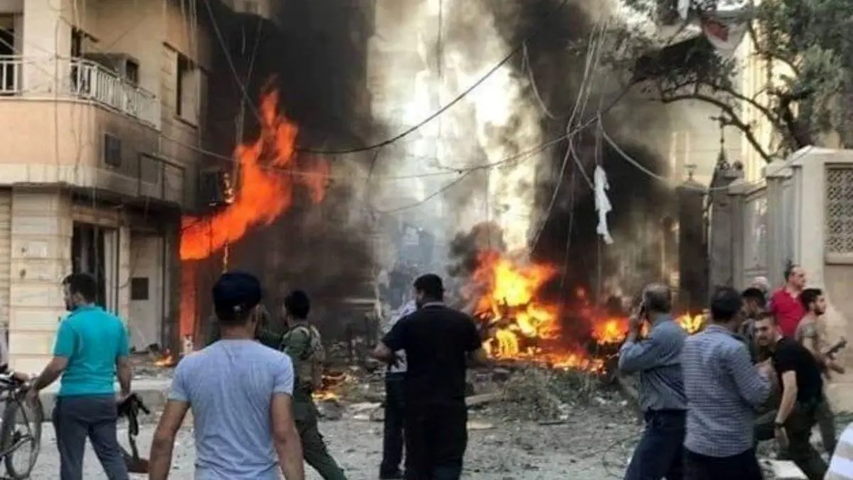 انفجار تروریستی در نزدیکی کلیسایی در سوریه