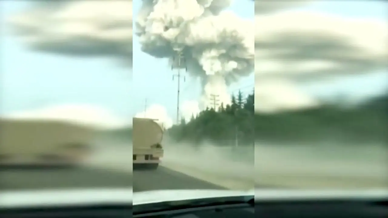 انفجار شدید در نیروگاه گاز چین + ویدئو