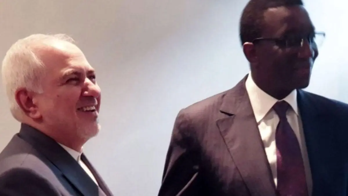 دیدار ظریف با وزیر امور خارجه سنگال
