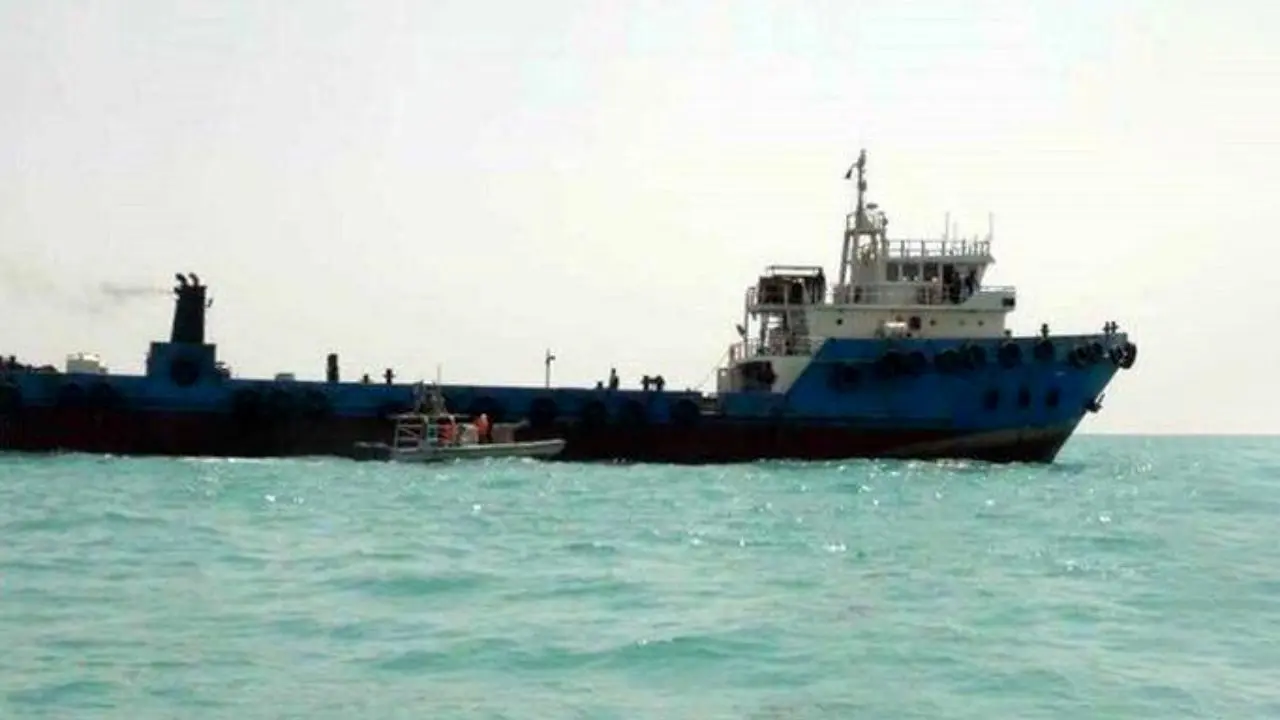 یک کشتی خارجی در خلیج‌فارس توسط سپاه توقیف شد + ویدئو