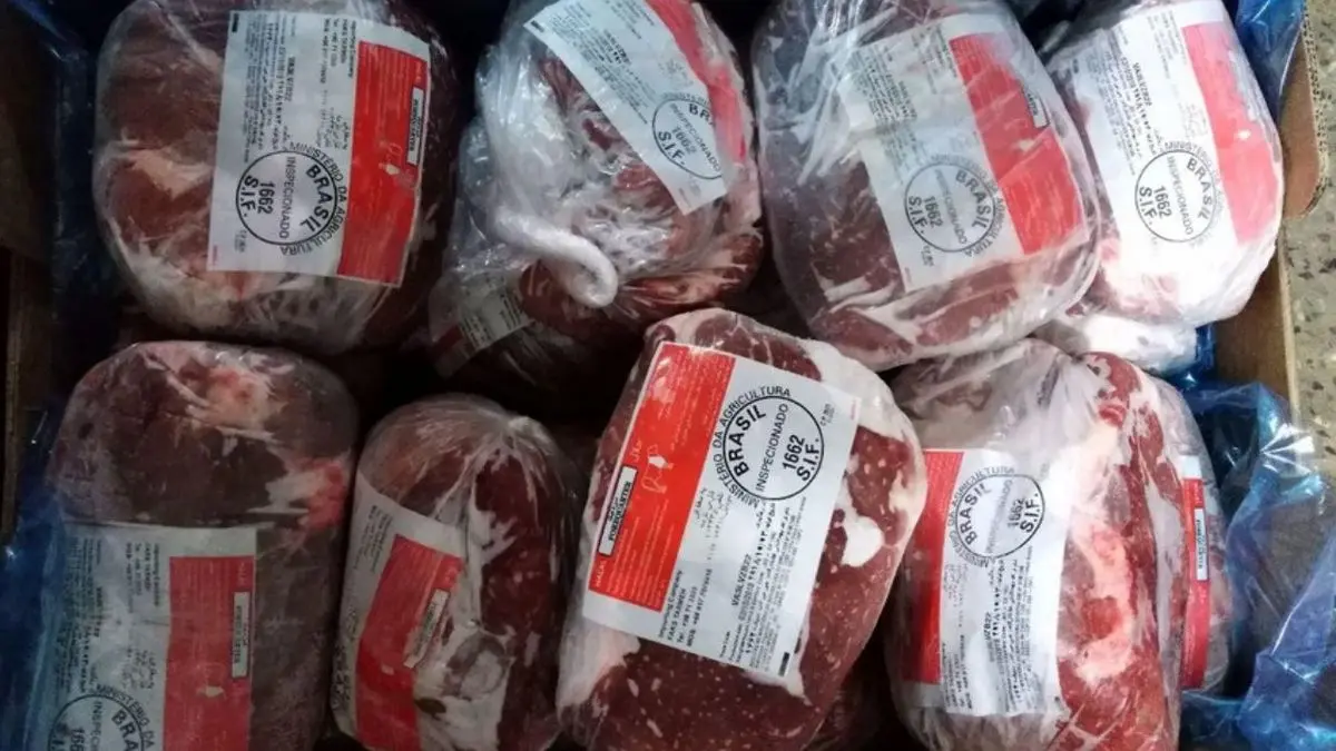 گوشت منجمد برزیلی در بازار تهران چه قدر قیمت خورد؟