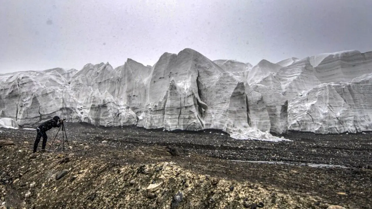 تصاویری حیرت‌انگیز از یخچال‌های طبیعی تبت‎