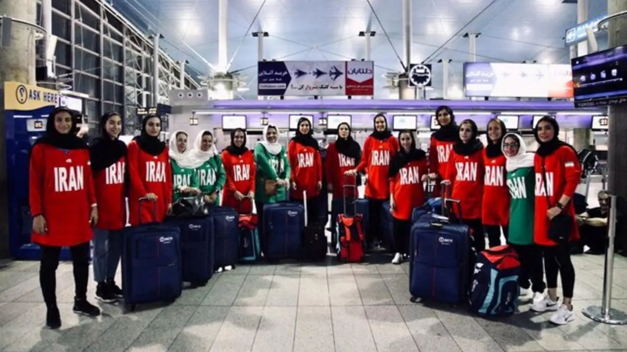 تیم بسکتبال زنان ایران راهی اردن شد