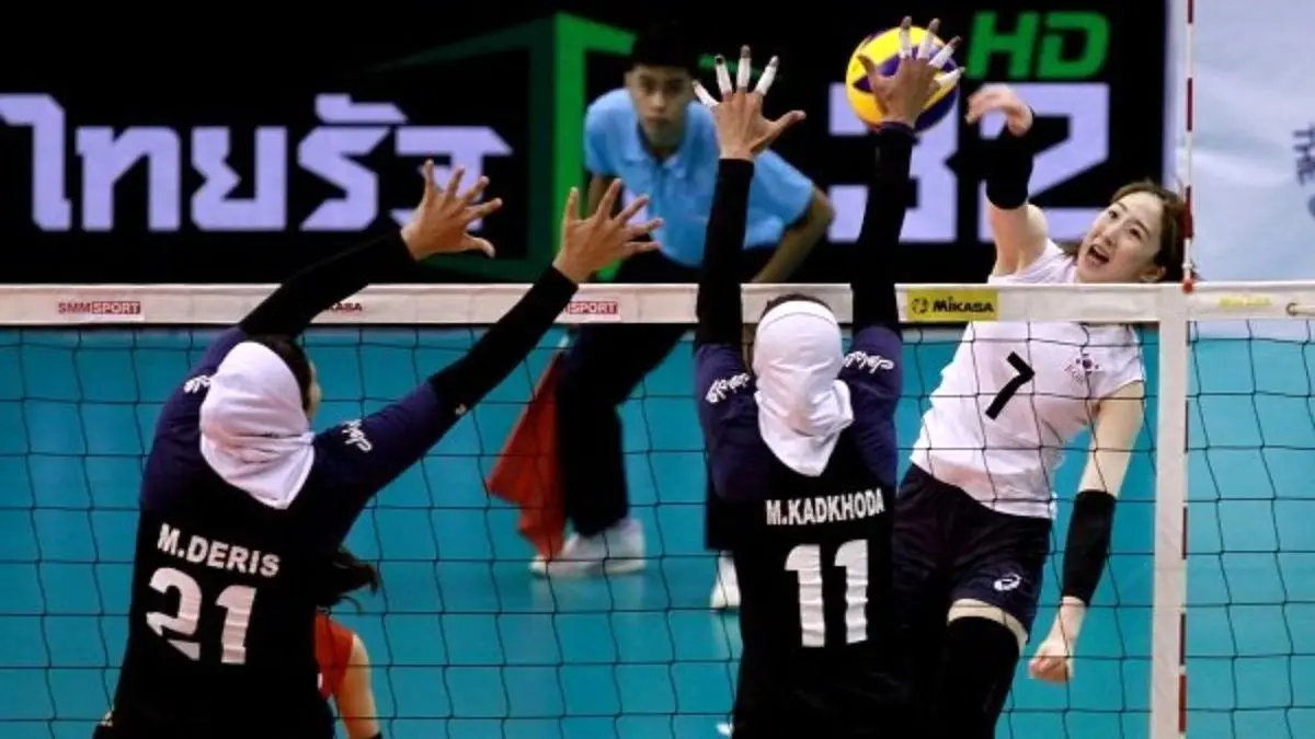 شکست سنگین والیبال زنان ایران برابر تایلند در قهرمانی آسیا