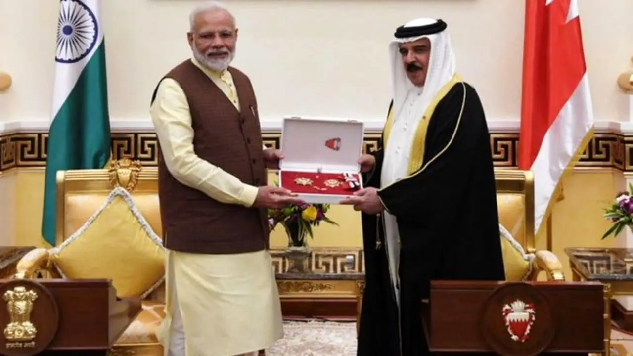 نشان عالی بحرین به نخست‌وزیر هند اعطا شد
