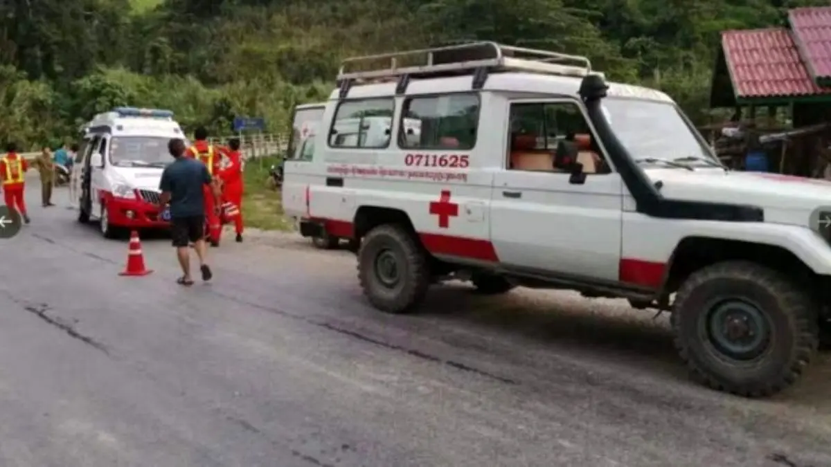 اتوبوس گردشگران چینی به دره‌ای در لائوس سقوط کرد