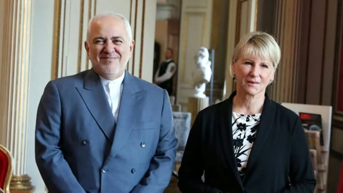 ظریف با وزیر امور خارجه سوئد دیدار کرد